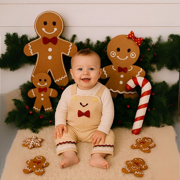 Macacão Biscoito de Gengibre