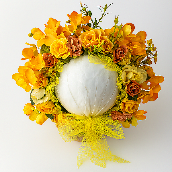 Touca de Flores Bonnet Floral 6