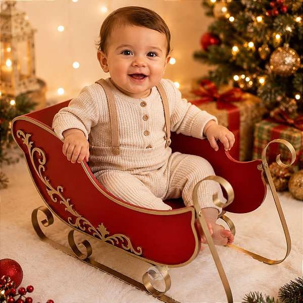 Trenó De Natal Imperial Luxo