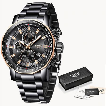 Relogio lige preto Clearance