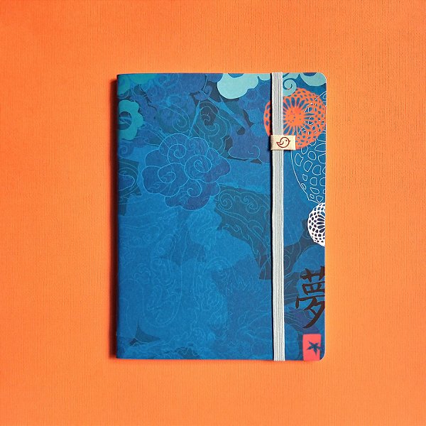Caderno Flag Jin Azul