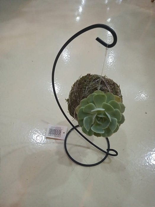 Suporte Preto de Ferro 28 cm