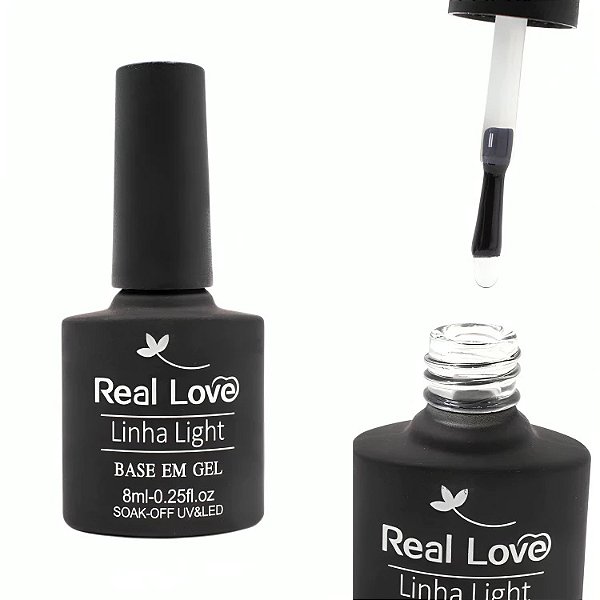 REAL LOVE BASE EM GEL LINHA LIGHT 8ML
