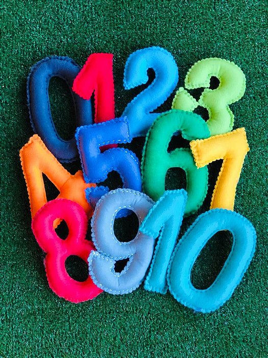 Números em Feltro - 15 cm