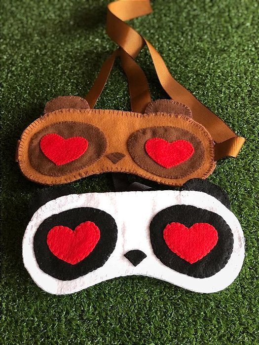 Máscara Infantil Urso panda