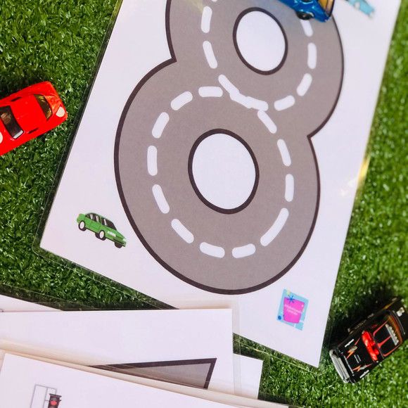 Pista De Corrida Dos Números