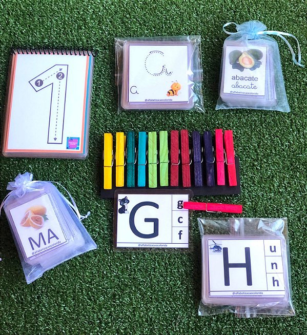 Kit Alfabetização Números e Alfabetos