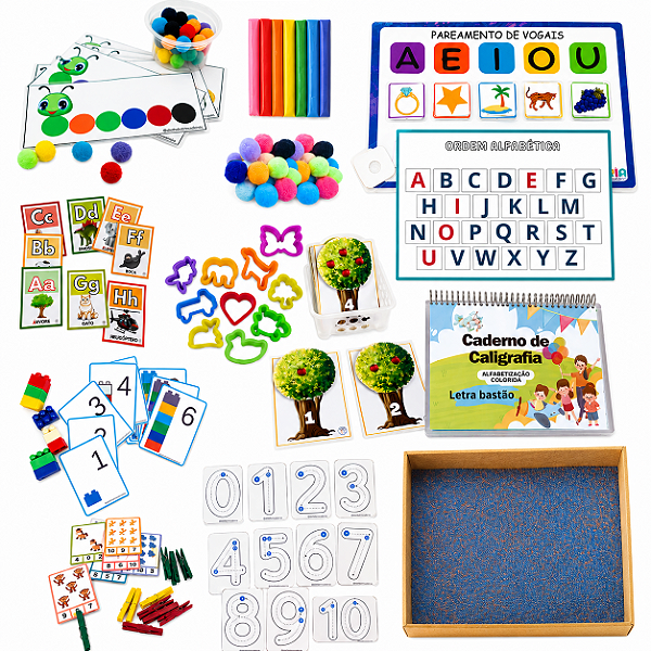 Kit Multissensorial de Alfabetização