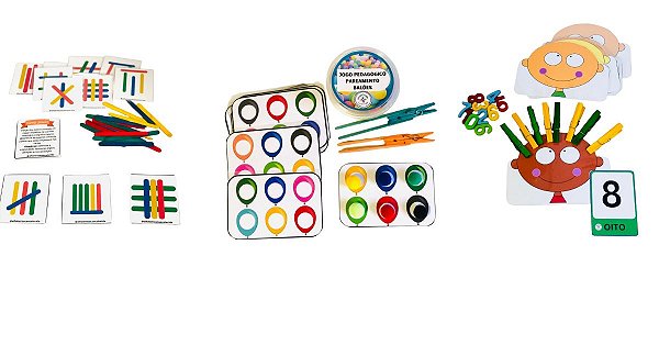 Kit Alfabetização Coordenação e Raciocínio