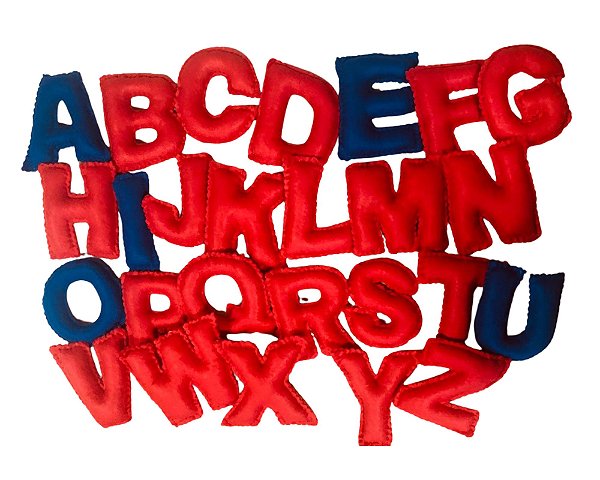 Alfabeto em feltro