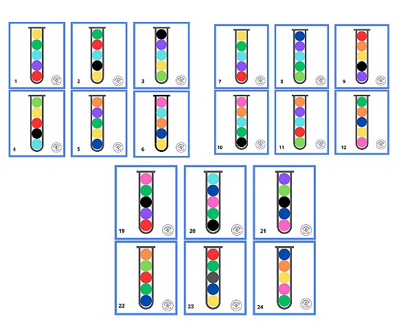 Jogo Terapêutico pareamento de Pompons com tubos