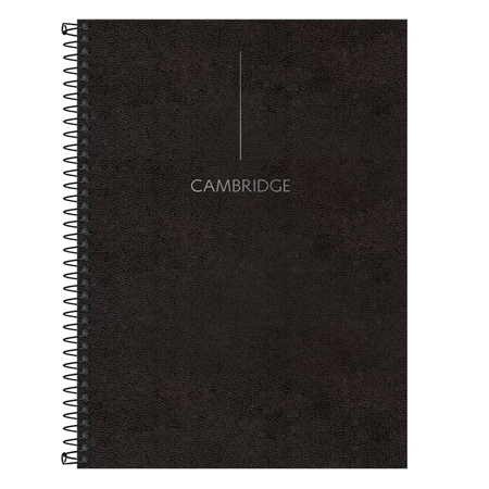 Caderno Executivo Espiral Capa Dura Universitário Cambridge 80 Folhas