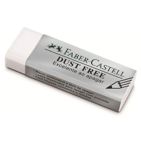 Borracha Dust Free Pequena Branca - Faber Castell