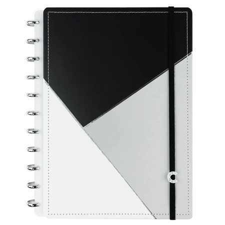 Caderno Grande - Caderno Inteligente - Grey Glam