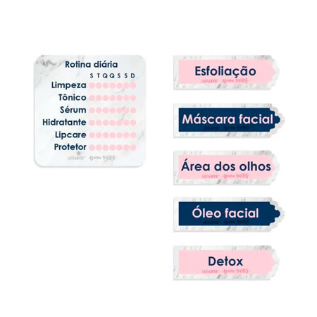 Bloco Adesivo Rotina de Skincare com Aroma Bruna Tavares