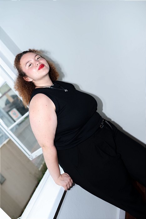 Regata Ribana - Plus Size Preta