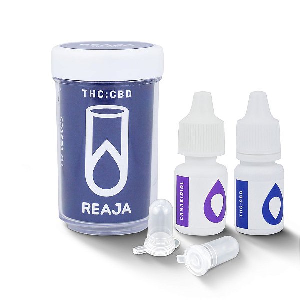 Kit de Reagentes Colorimétricos para Canabinoide Majoritário - THC:CBD - 10 Testes