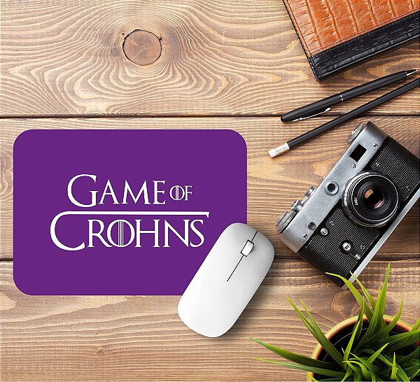 Mousepad Game of Crohns Roxo