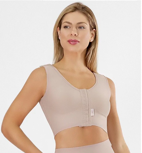 Sutiã Pós-Cirúrgico Alça Larga - Modelo Regata Modelle Skin