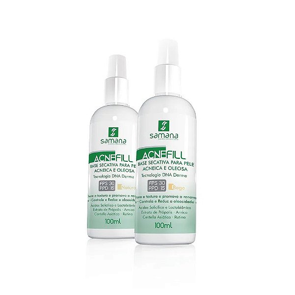 Acne Fill Base Secativa FPS 30 Bege 100ml
