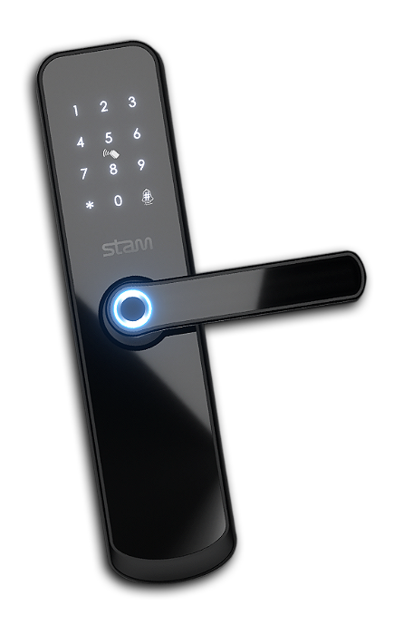 FECHADURA DIGITAL STAM S-AIR PRETO