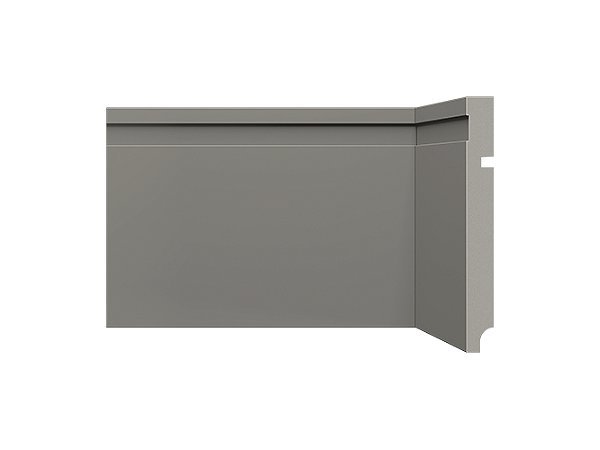 Rodapé Santa Luzia Frisado 480 Cinza Titanium 15 cm