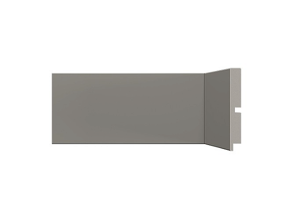 Rodapé Santa Luzia Liso 454 Cinza Titanium 10 cm