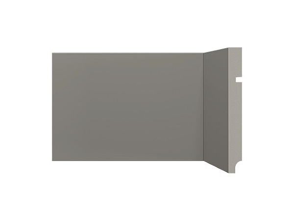 Rodapé Santa Luzia Liso 496 Cinza Titanium 15 cm