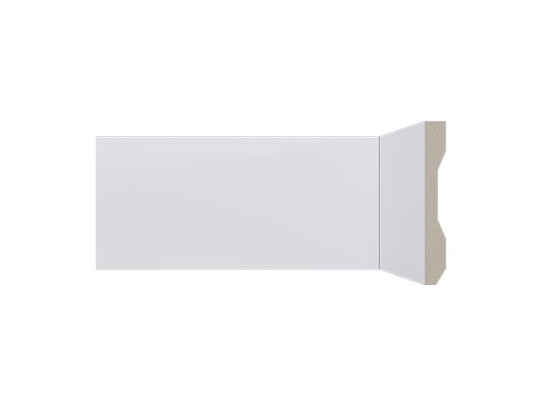 Rodapé Santa Luzia Liso LEV101 Branco 10 cm