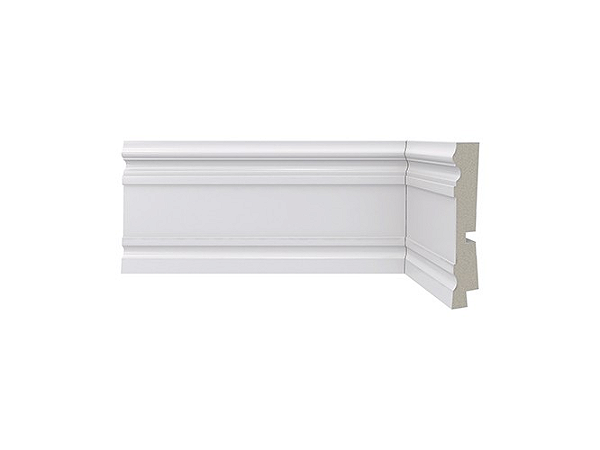 Rodapé Santa Luzia Frisado 444 Branco 9,6 cm