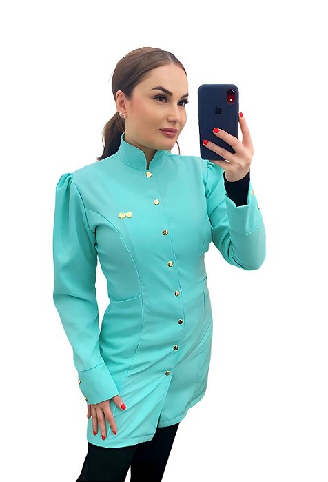 Jaleco Alyne Verde Água