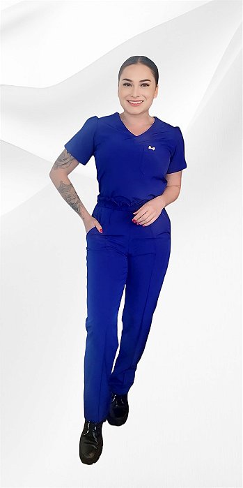 Conjunto Estrela Azul Royal