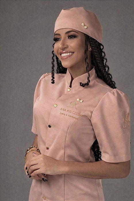 Jaleco Alyne Rose Manga curta