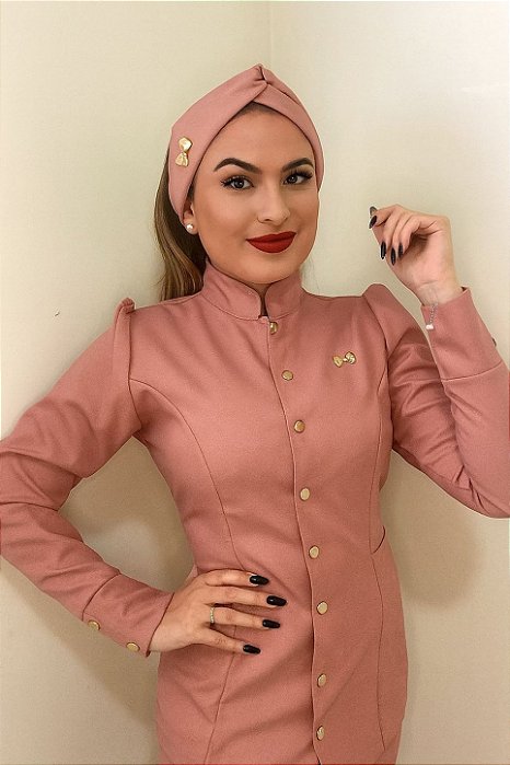 TURBANTE FAIXA WHISK ROSE