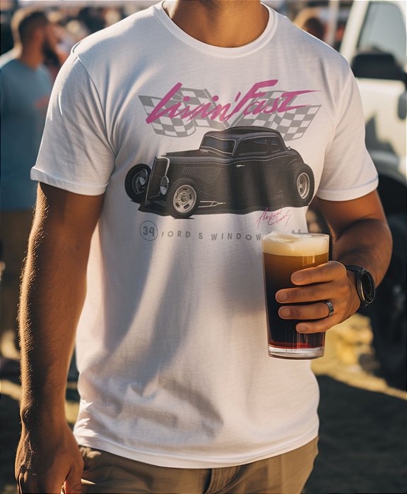 Camiseta Ford '34 Five Windows Coupe