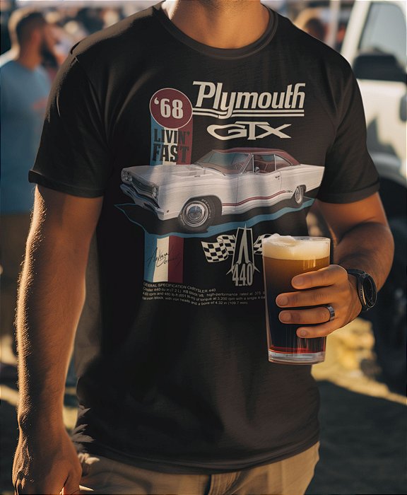 Camiseta Plymouth GTX '68