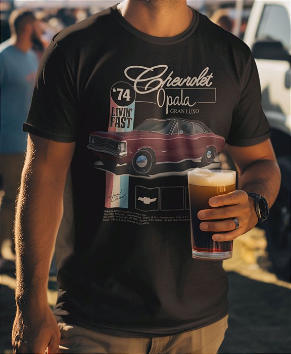 Camiseta Opala Gran Luxo '74