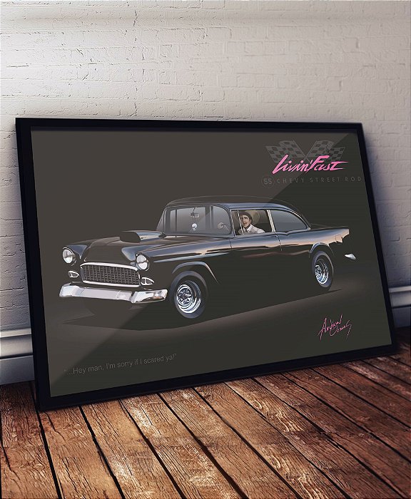 Quadro/Poster Chevy '55 Street Rod