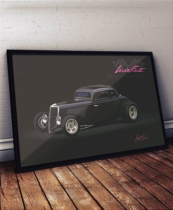Quadro/Poster Ford '34 Five Window Coupe