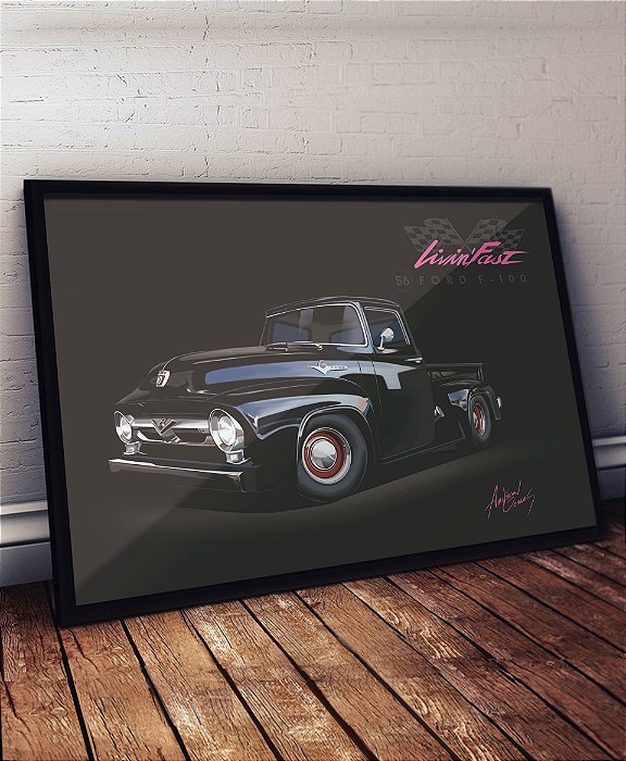 Quadro/Poster Ford F-100 '56