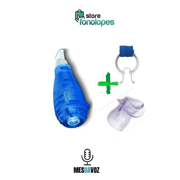 KIT Respiração  -  Acapella Blue + Capnasal + Bocal Shaker