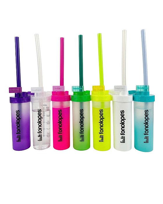 KIT TUBO DE RESSONÂNCIA Lax Vox + Garrafa Exercício Vocal + Presillha / FONOLOPES® Premium Original