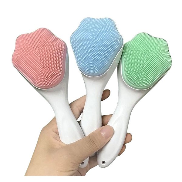 Espátula Escova de Silicone Limpeza Facial PATA de GATA