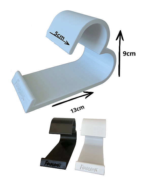 Suporte Celular/Tablet Mesa Formato Coração - Marca FonoComAmor® - Varias cores