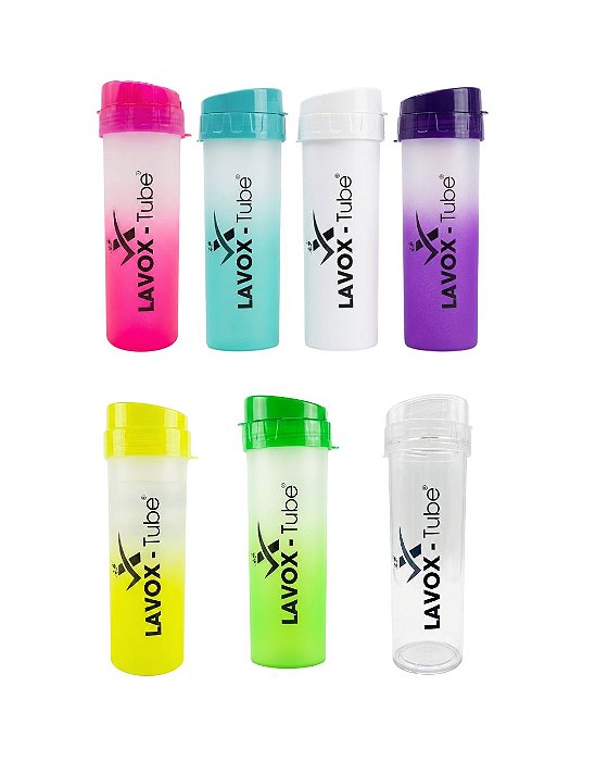 Garrafa Exercício Vocal/LAX VOX Personalizada - Cores Variadas / LAVOX-Tube® Premium Origina