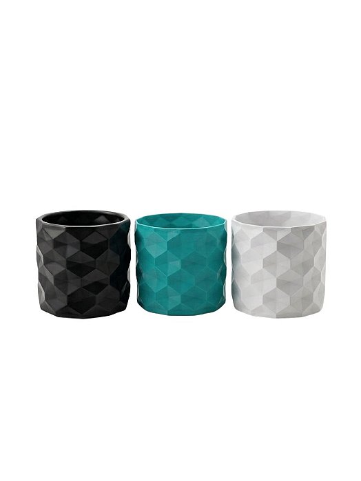 Vaso Decorativo Tridimensional Plantas Artificiais e Naturais - 3D - Alta Qualidade 11cm x 13cm