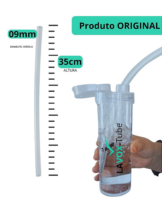 TUBO DE RESSONÂNCIA para ETVSO Silicone - Cores Variadas / tubo lax vox