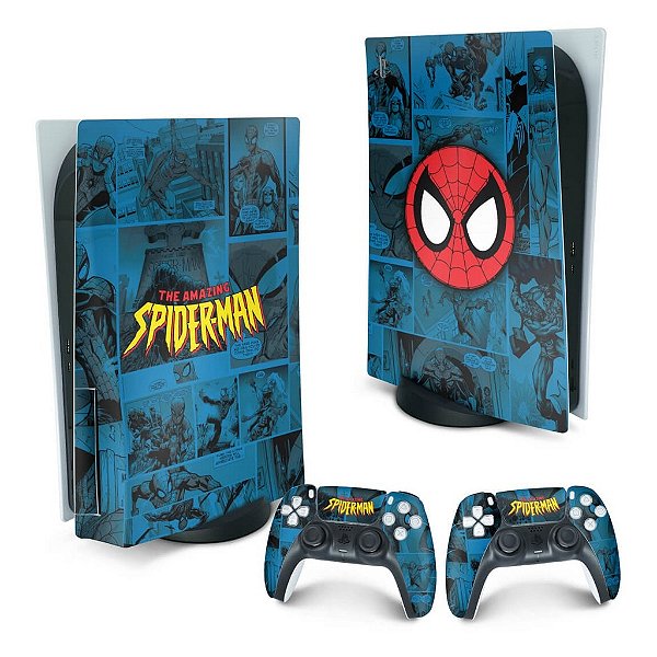 PS5 Skin - Homem-Aranha Spider-Man Comics