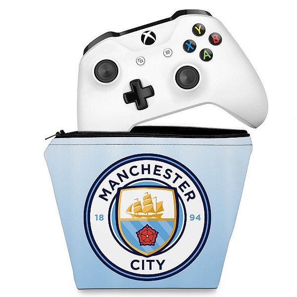 Capa Xbox One Controle Case - Manchester City FC - Pop Arte Skins Atacado