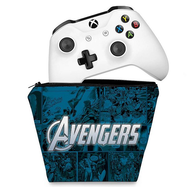Capa Xbox One Controle Case - Avengers Vingadores Comics